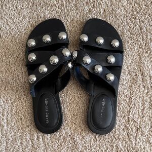 Marc Fisher Studded Slides